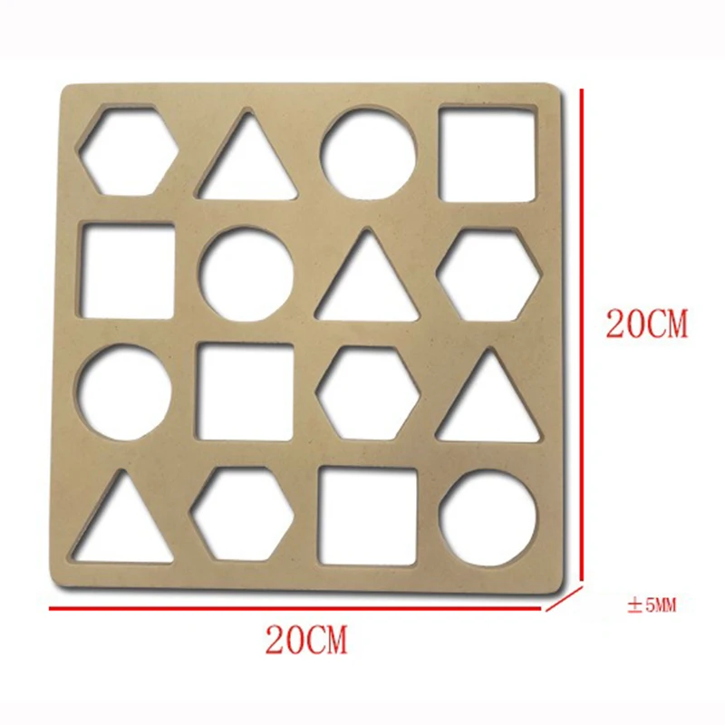 Forme geometriche EVA Puzzle in schiuma fai-da-te Bambini che imparano giocattoli educativi per bambini Giocattolo per l'addestramento al pensiero Puzzle Giochi Montessori