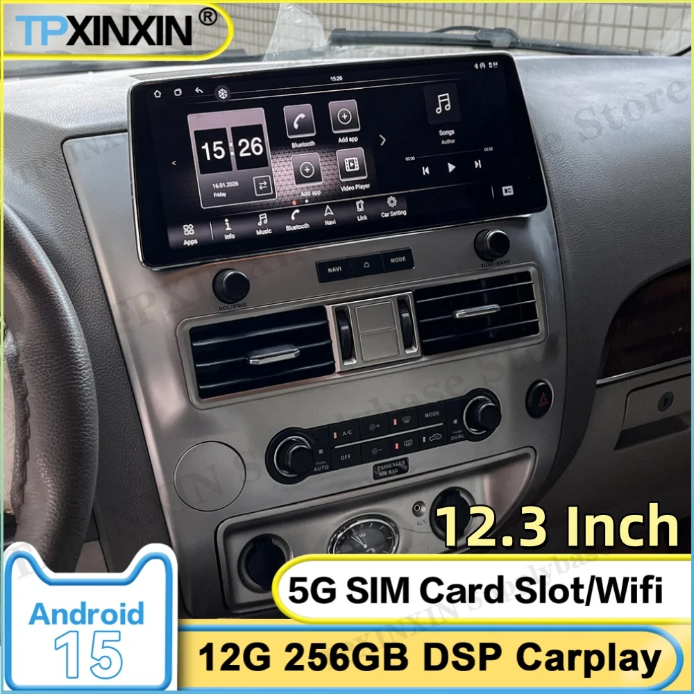 Multimedia Android For Infiniti QX56 Armada Patrol Y62 2008~2015 GPS Navigation Carplay Radio Stereo Receiver player Head Unit