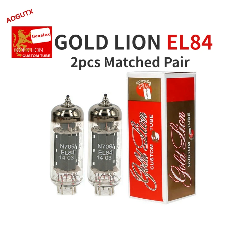 

GOLD LION EL84 N709 Vacuum Tube Upgrade 6P14 6BQ5 6N14N HIFI Audio Valve Electronic Tube Amplifier Kit DIY Match Quad Aogutx