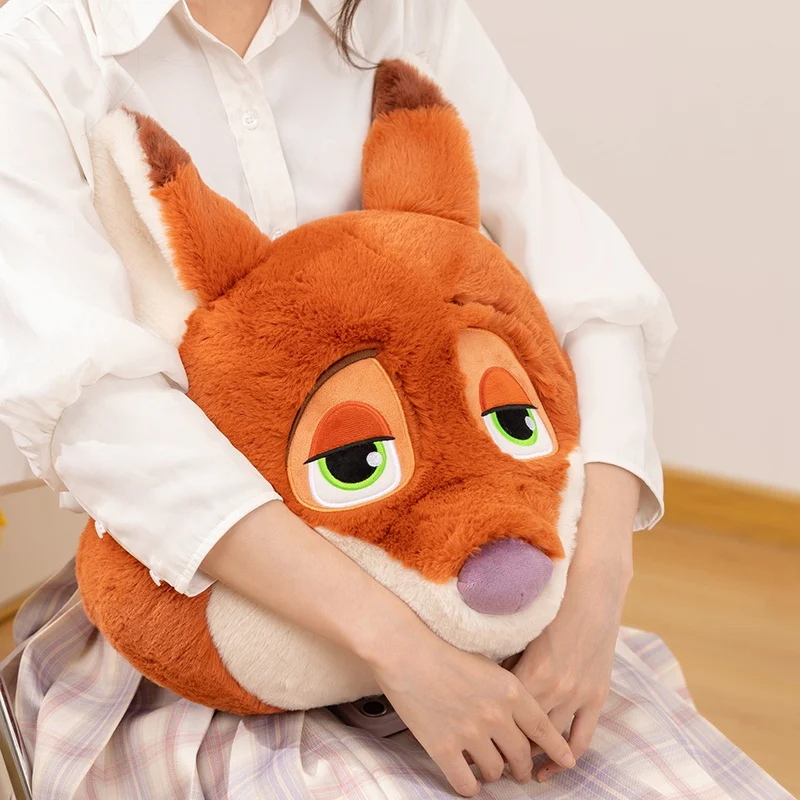 Disney Zootopia peluche Judy Hopps juguete Nick Wilde muñeca garra almohada de Hockey sobre hielo cojín regalo para niños
