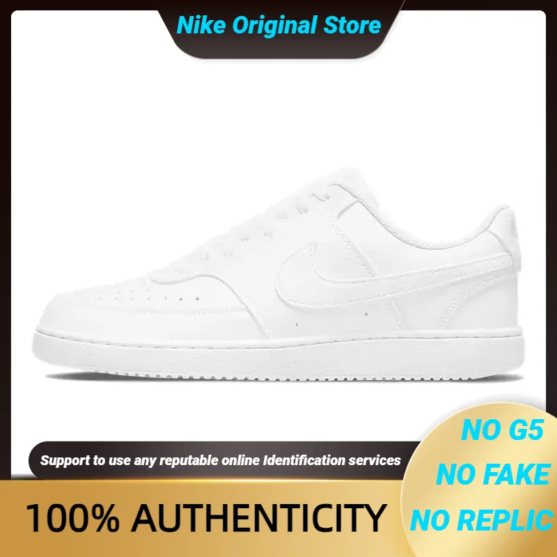 Nike Court Vision Low Next Nature Triple White Sneakers shoes DH2987-100 With Original Box