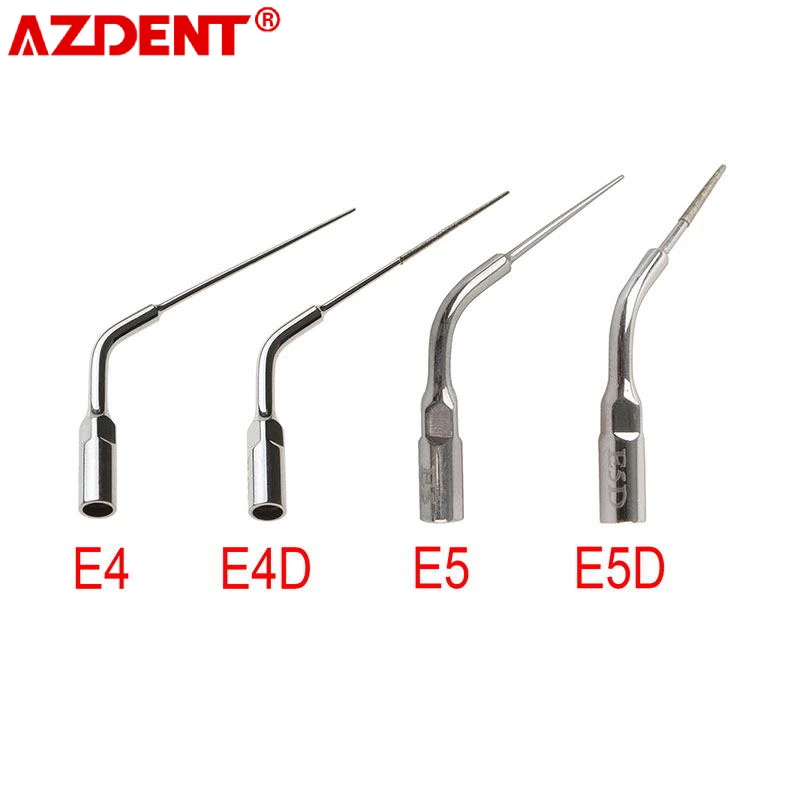 AZDENT Dental Ultrasonic Scaler Endo Perio Scaling Tips for EMS WOODPECKE Ultrasonic Scaler Handpieces E1 E2 E3 P1 P3 G1 G3