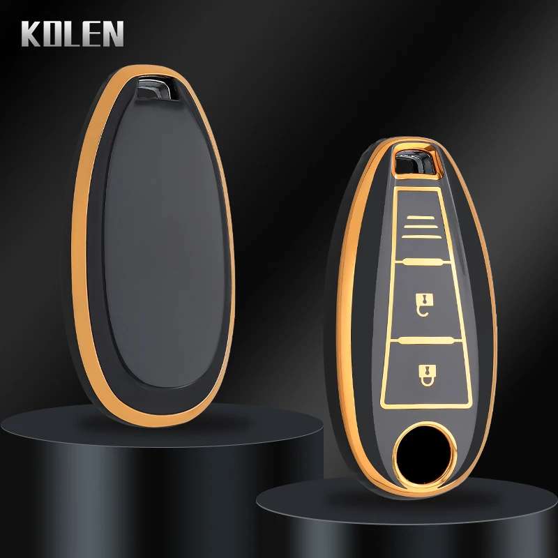 Neue tpu auto fernbedienung schlüssel etui abdeckung schale für suzuki baleno ertiga ciaz ignis kizashi swift sx4 s-cross vitars fob tasche zubehör