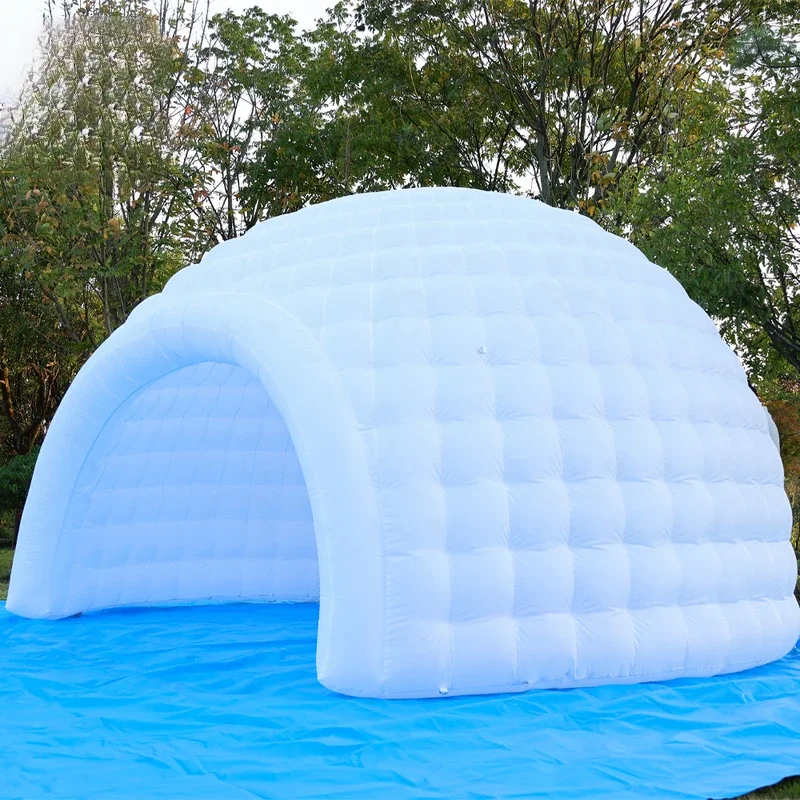 Tent Air Inflatable Oxford Inflatable Shell Tent Igloo Dome Tent With Blower Inflatable Tent House For Party Exhibition Festival