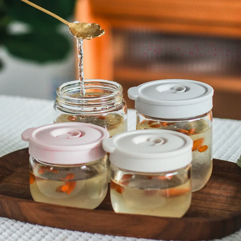 

LMM can cook bird's nest sub-bottling with lid, household high temperature resistant glass sealed jar