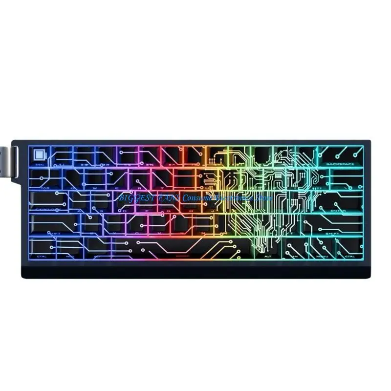 ラブサーキットキーキャップセットオリジナルPBTS 64/74Keysサイド刻まれた半刻まれた刻まれたゲームメカニカルキーボードのキーキャップ