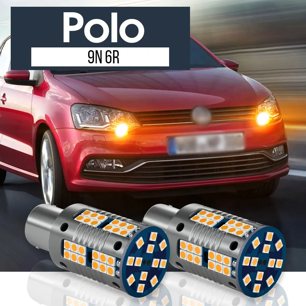 

2x LED Turn Signal Light Lamp Blub Canbus Accessories For Volkswagen VW Polo 9N 6R 2001-2017 2008 2009 2010 2011 2012 2013 2014