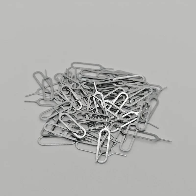 

10pcs/set Sim Card Tray Removal Eject Pin Key Tool Stainless Steel Needle For Huawei For IPhone IPad Samsung