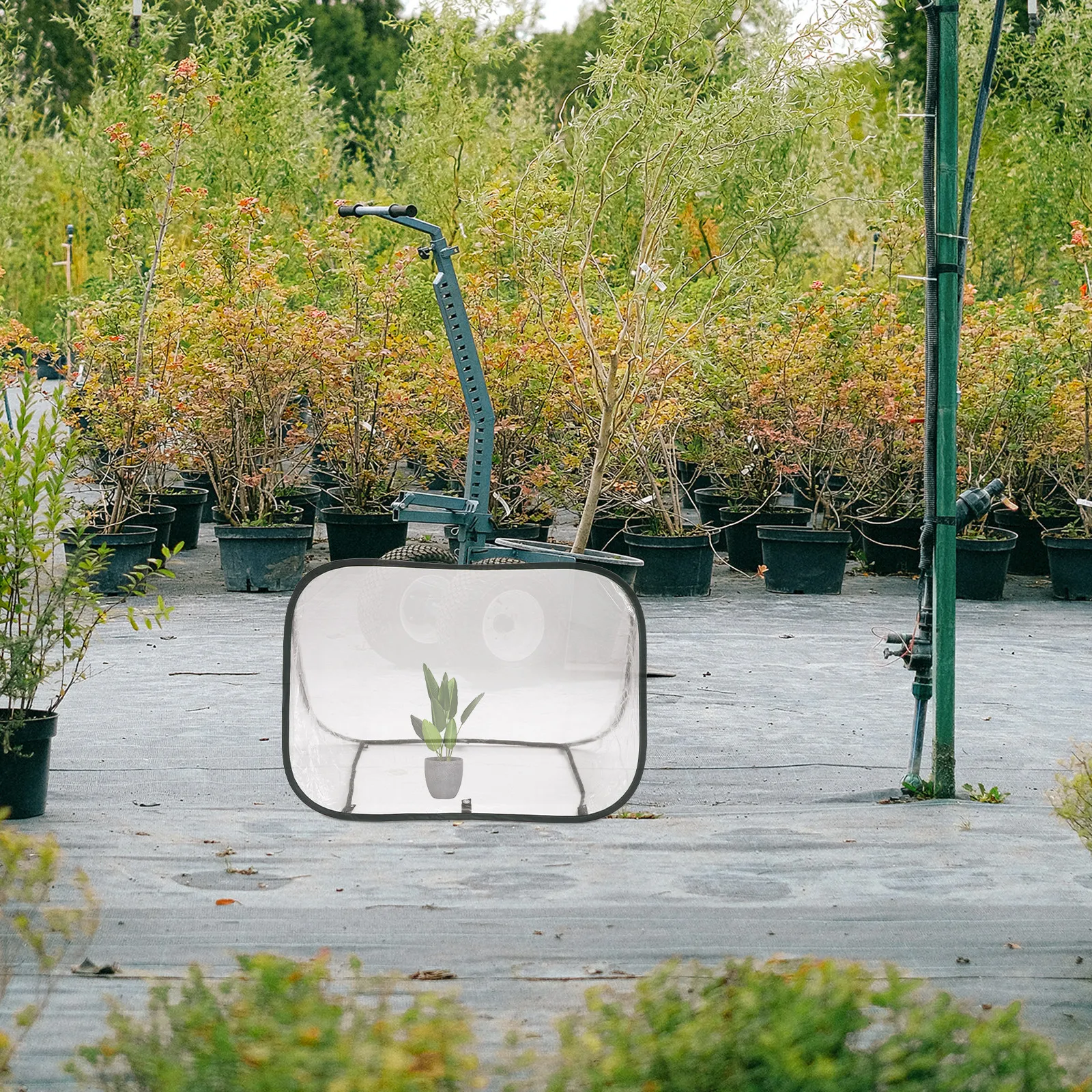 1Pcs Foldable Mini Plant House Rain Proof Canopy Durable Cold Shelter Heat Preservation Outdoor Garden Canopy Garden
