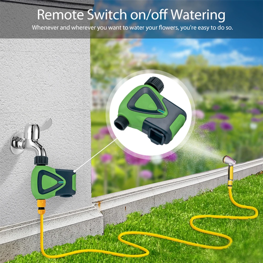 Tuya Smart Zigbee Watering Timer, Smart Sprinkler, Drip Irrigation System, Built-in Water Flow Recorder, Water Controller