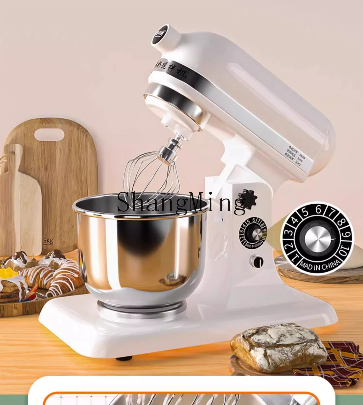 ZYY Commerciële Chef Eiermengmachine Automatische Multifunctionele Kneed- en Slagroommachine