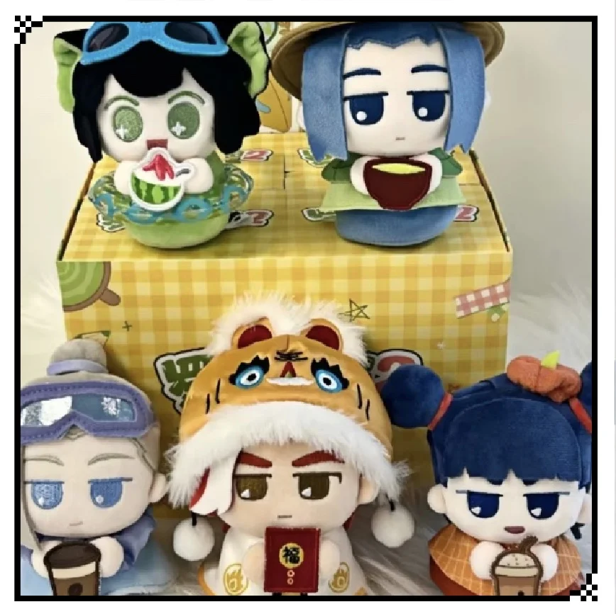 Genuine Fansz The Legend of Luo Xiaohei 2 Time Diary Plush Blind Box Bag Charm Anime Surprise Keyring Collectible Gift