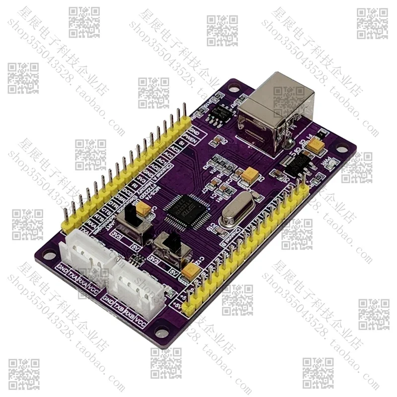 Imagem -04 - Porta Serial de Alta Velocidade com Porta Serial Dupla Ft2232d Usb para Vias Ttl Usb5v3.3v Mcs74