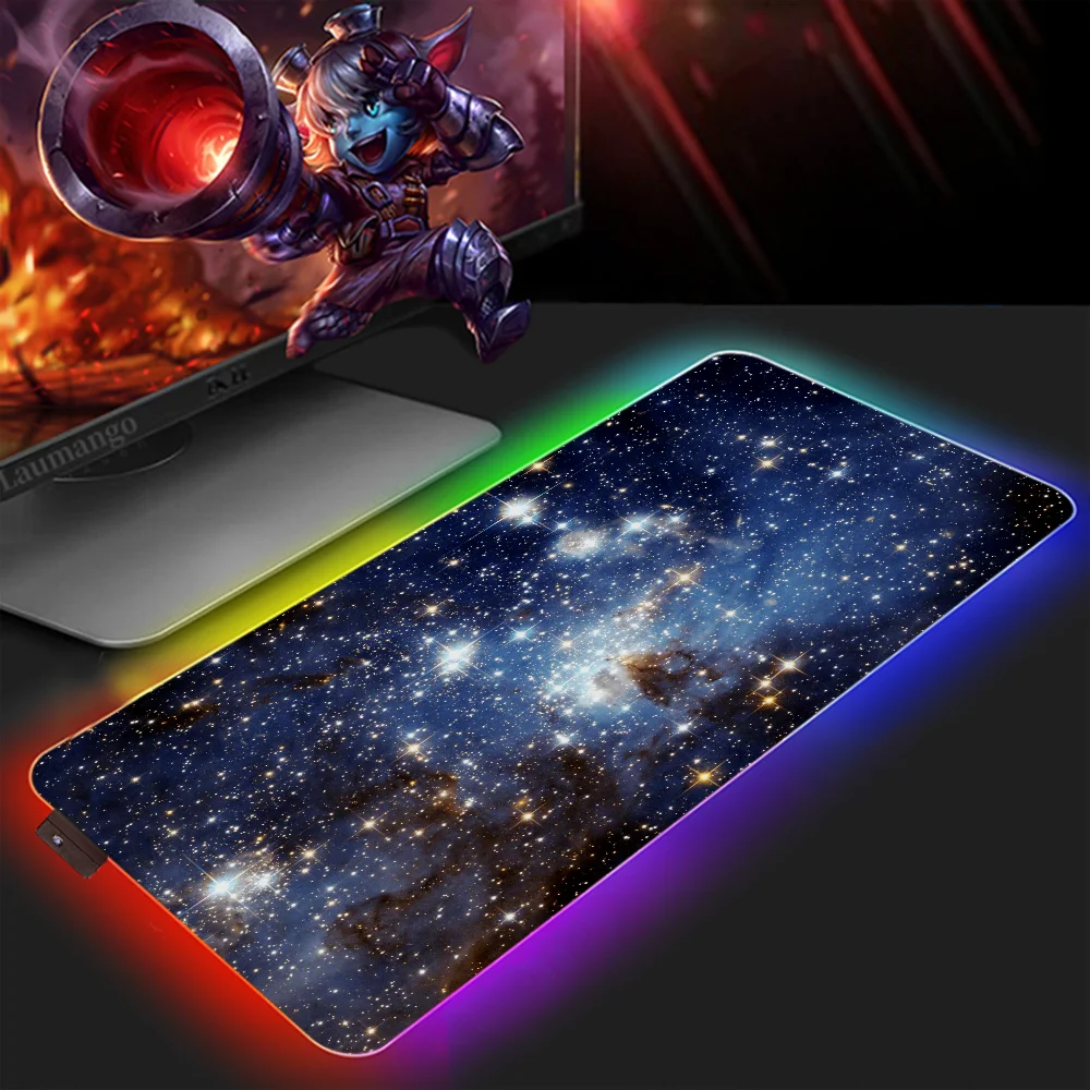 Galaxy Gaming Mouse Pad Set, Mat computador, PC Gamer, desktops, Mouse Mats, Teclado, Mesa estendida, XXL, 900x400