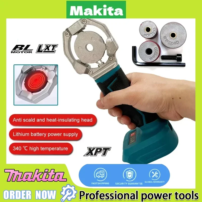 

Машина Makita Беспроводная электрическая труба Сварочный термофиксатор PPR PE Паяльник Пластиковая трубка PP Нагрев Термоплав для батареи 18 В