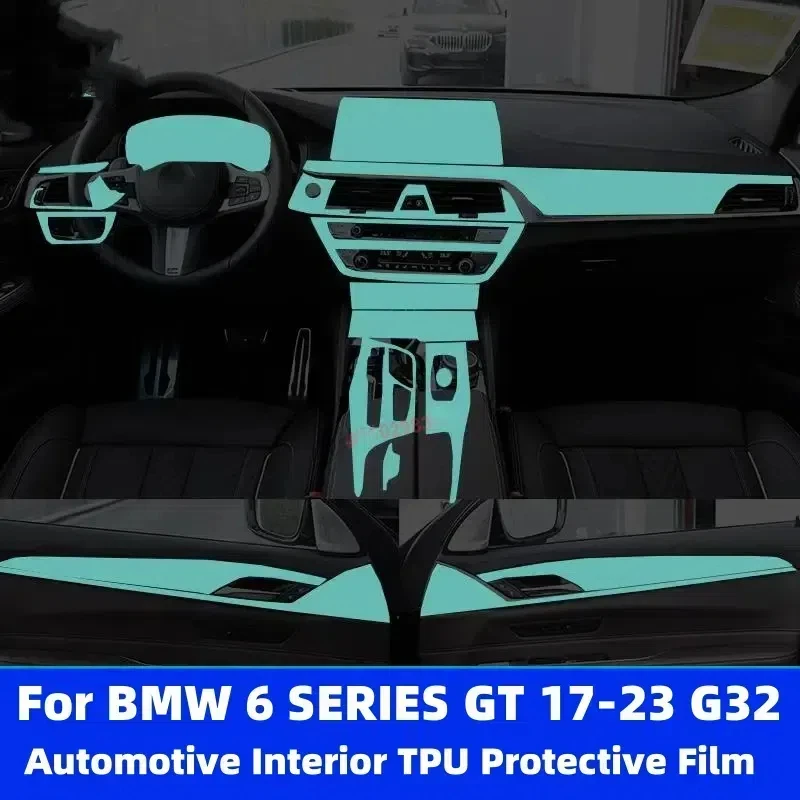 

TPU For BMW 6 SERIES GT 17-23 G32 Transparent Protective Film Car Interior Central Control Navigation Panel Accessories Sticker