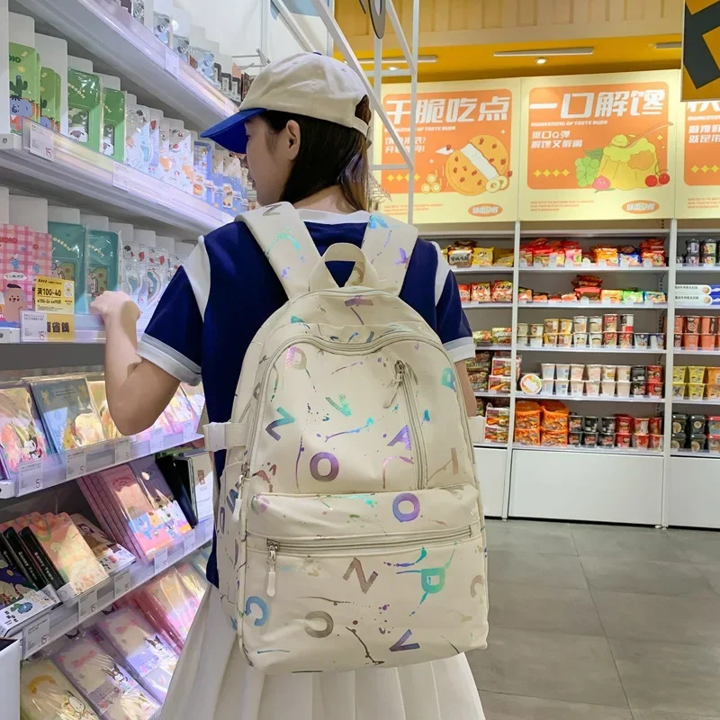 Mochila para niños, mochilas Oxford estampadas a la moda, mochila informal de gran capacidad, mochila para niños pequeños, bolsas para madres y niños para niñas