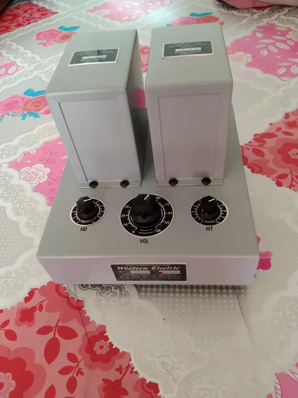 NEW Western Electric passive front stage W80 real 0 noise industrial wind classic chassis, frequency response: 18HZ~45KHZ