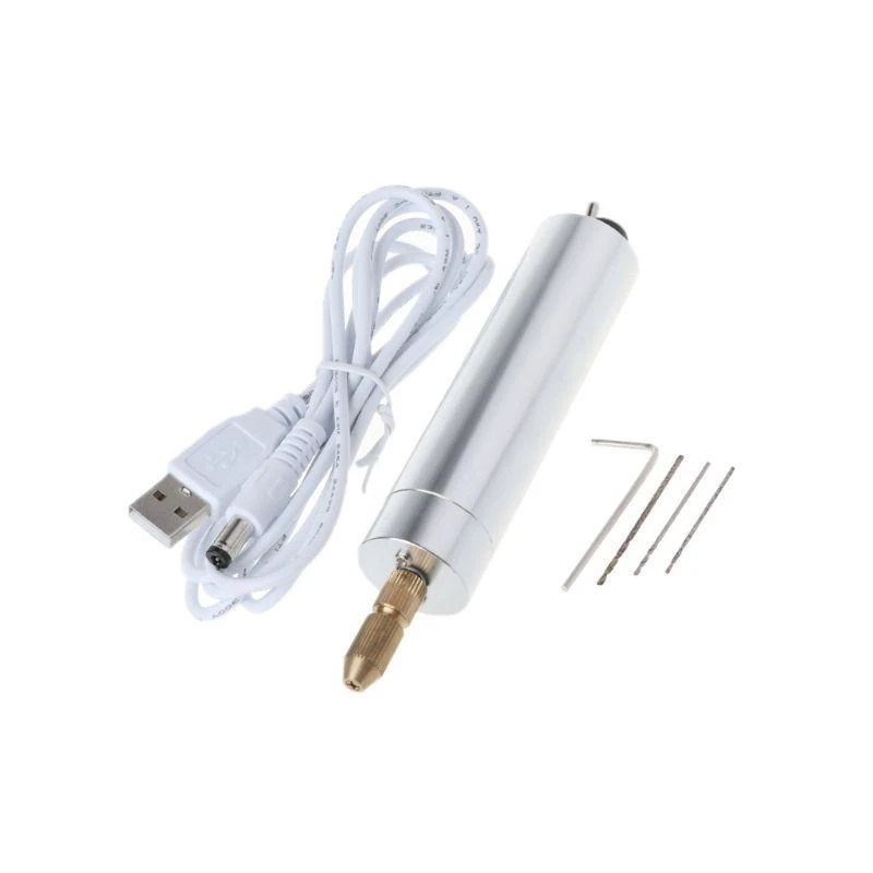 97QC Mini Micro Electric aluminio Taladro manejo portátil portátil Handheld 0.7/1.0/1.2 mm