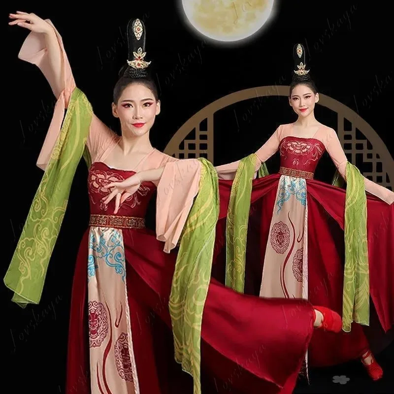 

Classical Dance Costumes Women's Elegant Tang-made Hanfu
