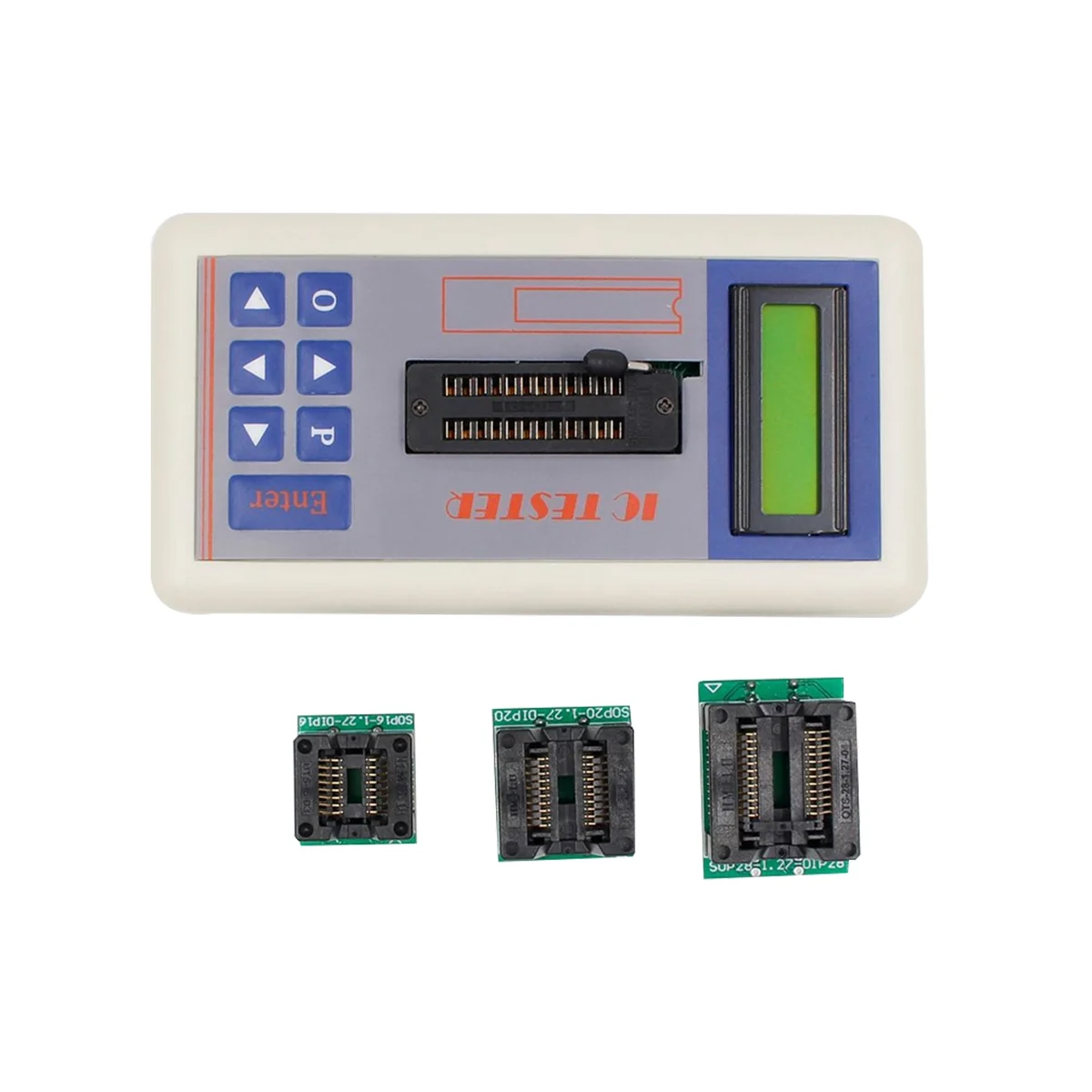 

Chip Tester Integrated Circuit Detector Transistor with Burning Transistor Tester Tester Meter Maintenance Tester