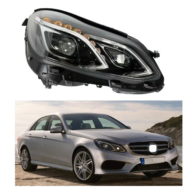 

Фара W212 E класса, 1 шт., левая или правая светодиодная высокая для MERCEDES BENZ E180 E200 E260 E300 2014 2015 2128202339 2128202439