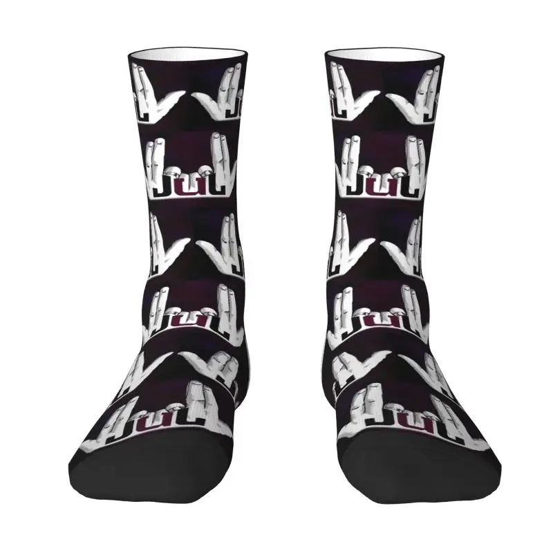 

Custom Harajuku JUL Socks Men Women Warm 3D Printing French Rapper Music Basketball Sports Socks