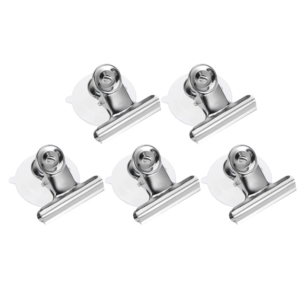 5 Pcs Clip Kitchen Suction-cup Clamps Bathroom Accessory Cups Fish Tank Accessories Window Household Clips Stainless Pvc Supply