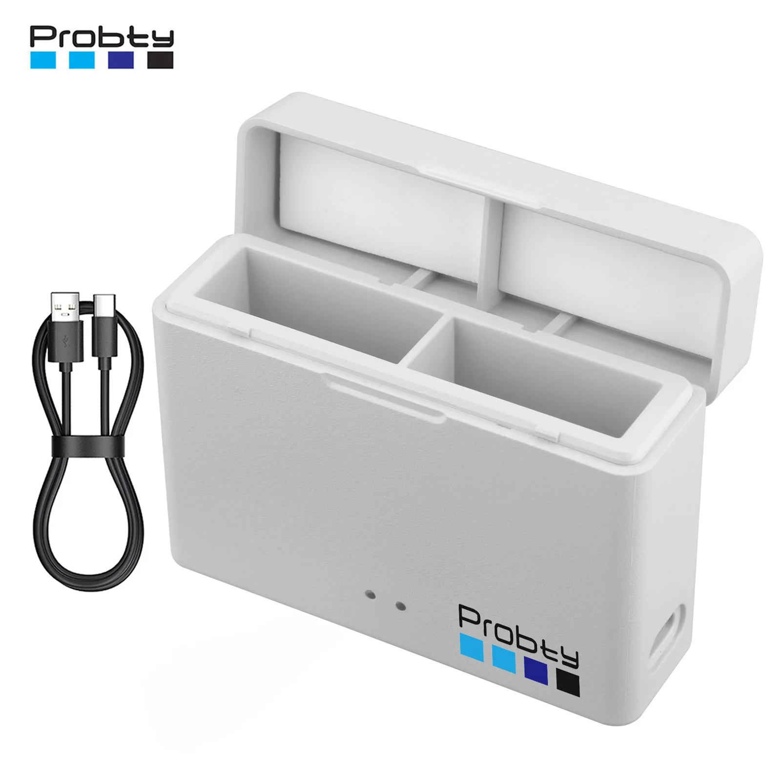 Portable Battery Charger 2 Slots Fast Charging for GoPro Hero 13 Battery GoPro Hero 13 Black Action Camera Accessories