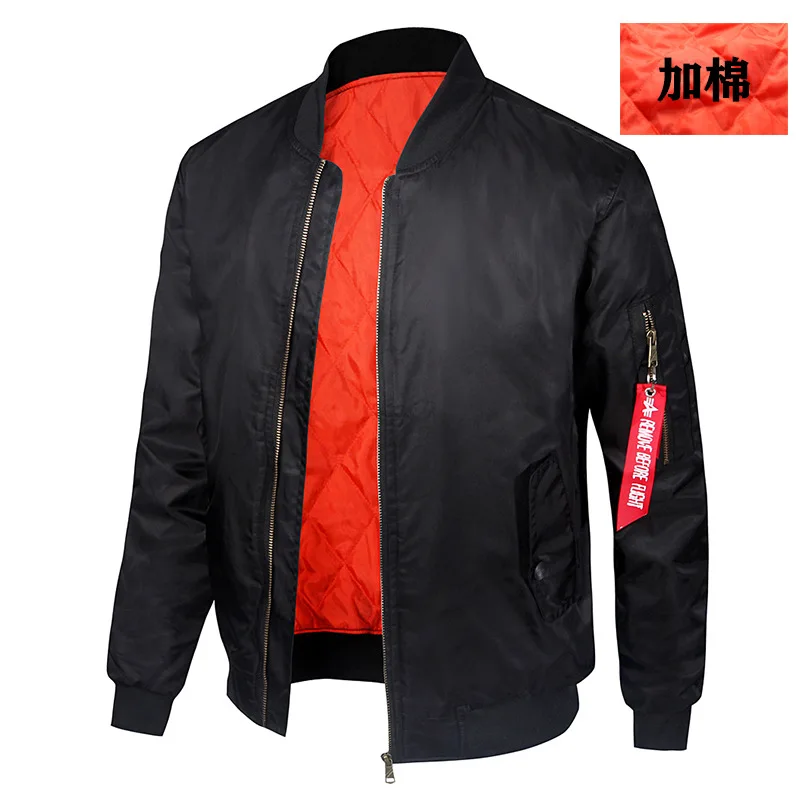 

Bomber Jacket Bomber Jackets Men Casual Solid Zipper Pilot Jacket Green New Slim Fit Male Coats Mens Military New Pilot Air Men