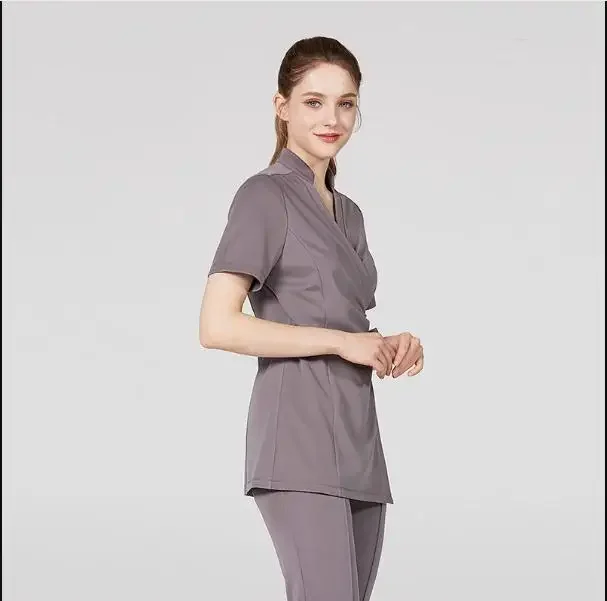 Beautician Work Clothes Set for Women Foot Bath Health Club Beauty Salon Skin Management SPA Uniform Wholesales Nurse Overalls