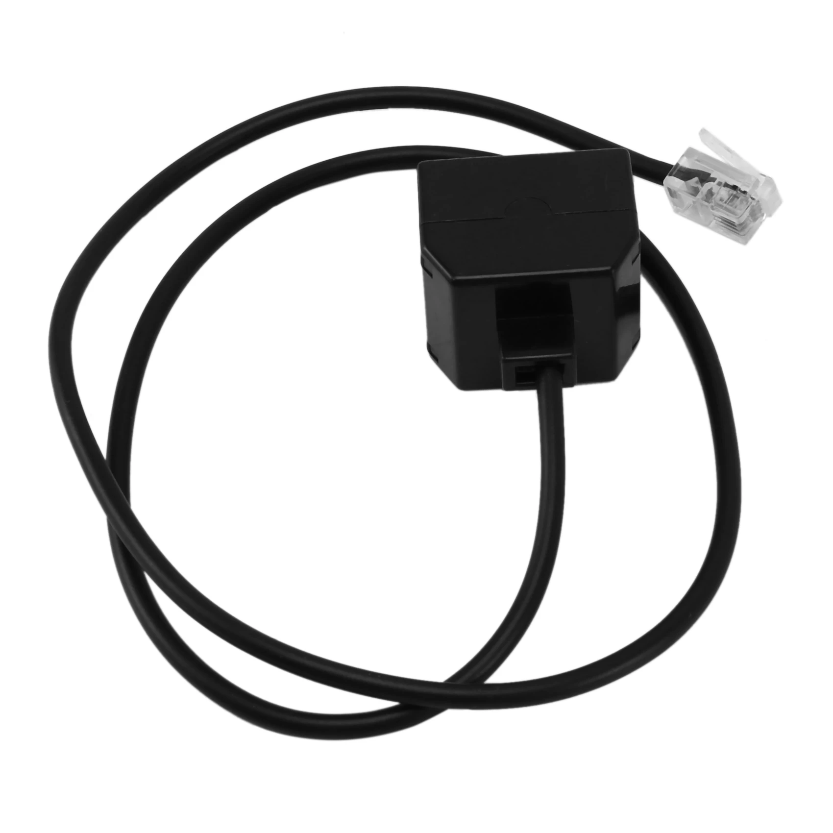 RJ9 4P4C Macho para Dupla Porta Fêmea Conector Telefone Cabo Adaptador, Telefone Cabo De Extensão