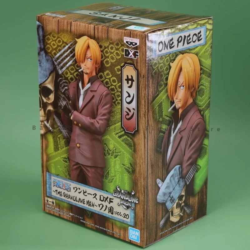 In Voorraad Originele DXF Bandai DE GRANDLINE MANNEN Wano Sanji Action Figure Animatie Speelgoed Gift Model Collector Anime Hobby Echt