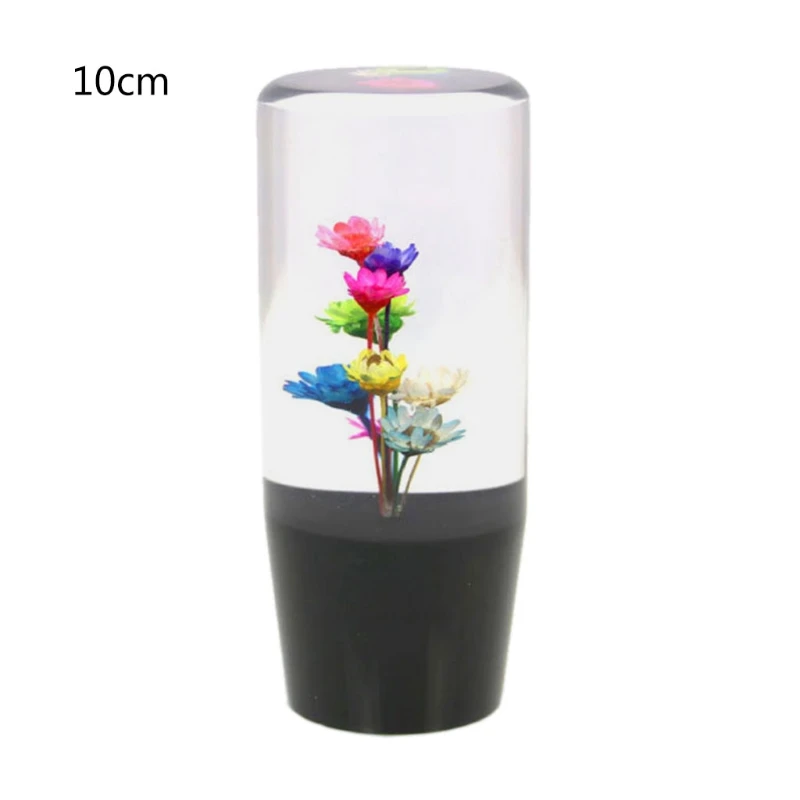 Manual Gear Stick Shifter Knob Car Modification Real Flowers Shift Knob Universal Shift for Head M10X1.5 M10X1.25 M8x1.2