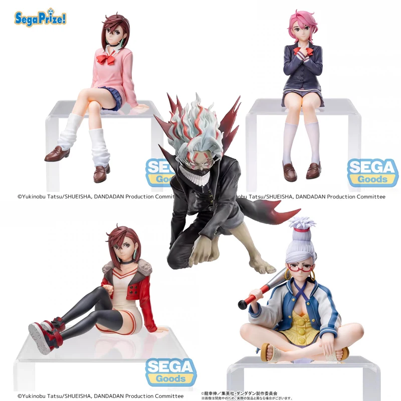 

IN Stock Original SEGA PM Dandadan Shiratori Aira Ayase Momo Vol.1 Takakura Ken Premium Chokonose Figure Anime Model Toys 14Cm