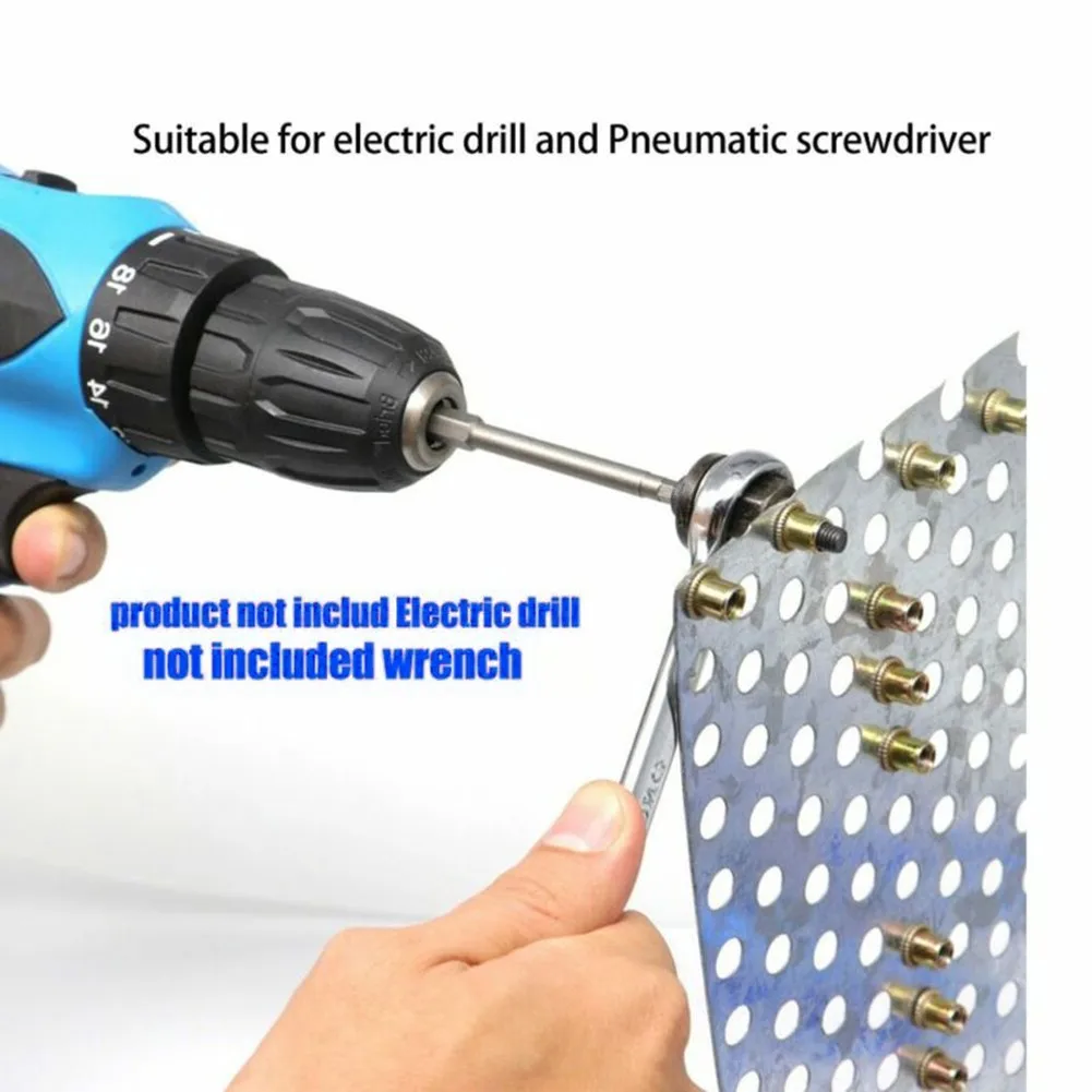 Riveter Tool Accessories, Riveter Tool, Premium Rivet, Nut Installation, Kit Completo para M3, M10 Nuts and Mandrels