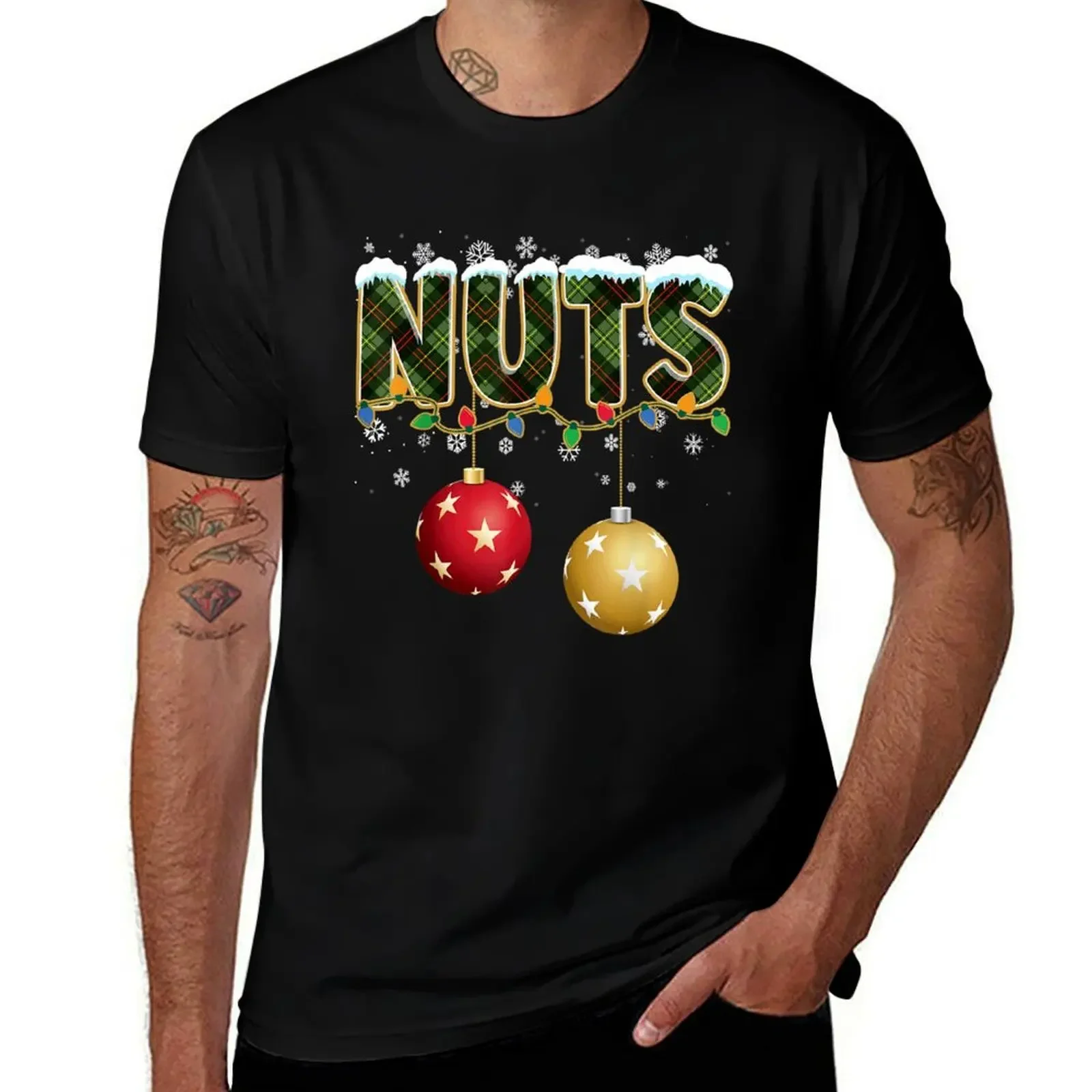 Chestnuts Couple Christmas Shirt, Chest and Nuts Shirt, Chestnuts Couple Christmas Shirts, Funny Matching Couples Christ T-Shirt