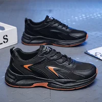 Chaussures de papa épaisses pour hommes, baskets décontractées respirantes avec semelles épaisses pour étudiants, offre spéciale d'été 2025 4