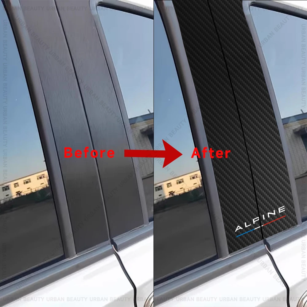 سيارة B-عمود ملصق مائي السيارات مركز عمود ملصق غطاء الثلاثي نافذة ديكور ل جبال الألب A110 GT 4 A290 A390 GTS A110S A110R #3