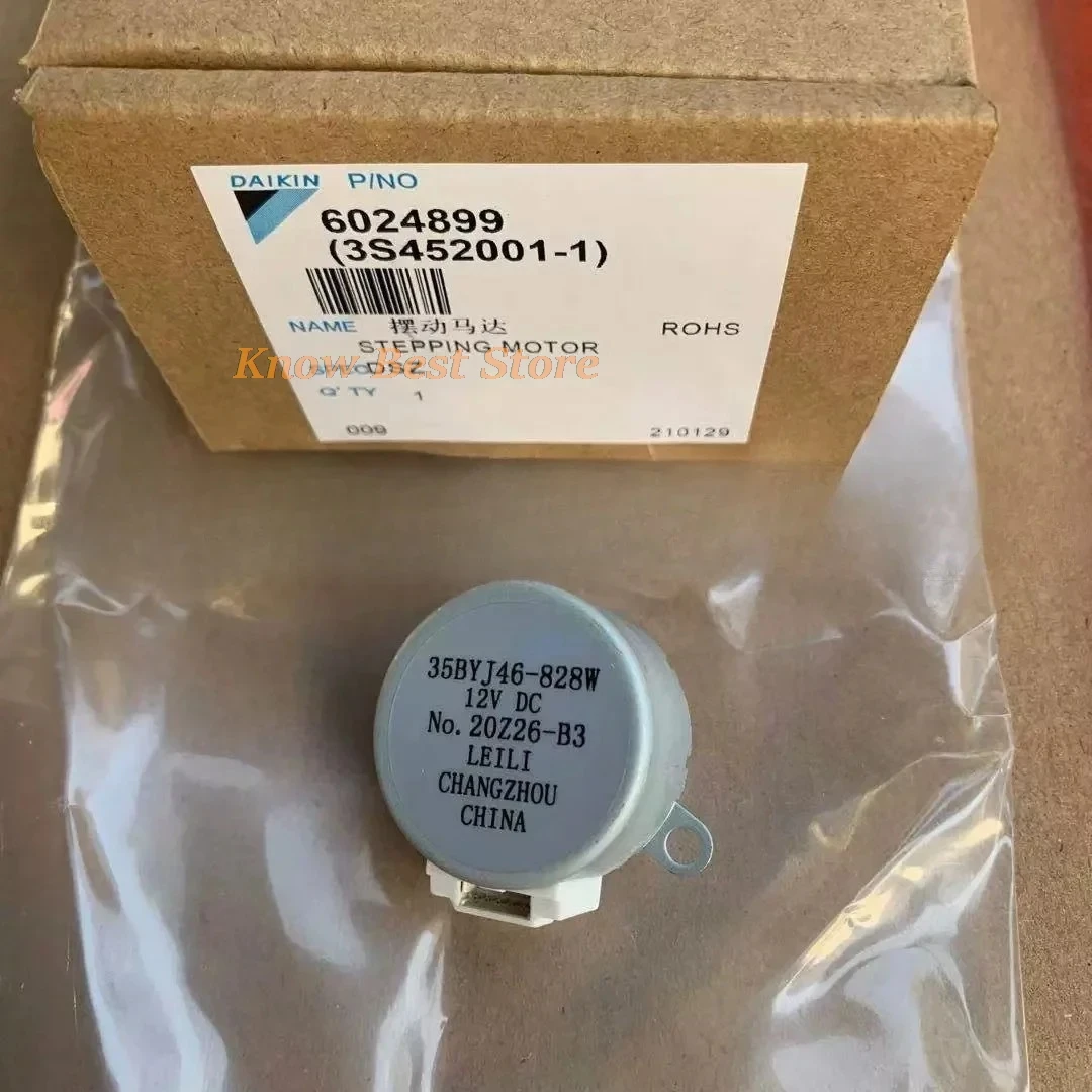1 peça universal mp35eaz 12v dc 3sb40604 ar condicionado passo motor balanço ventilação peças de reparo 35byj46-828w fpdap63/71ab