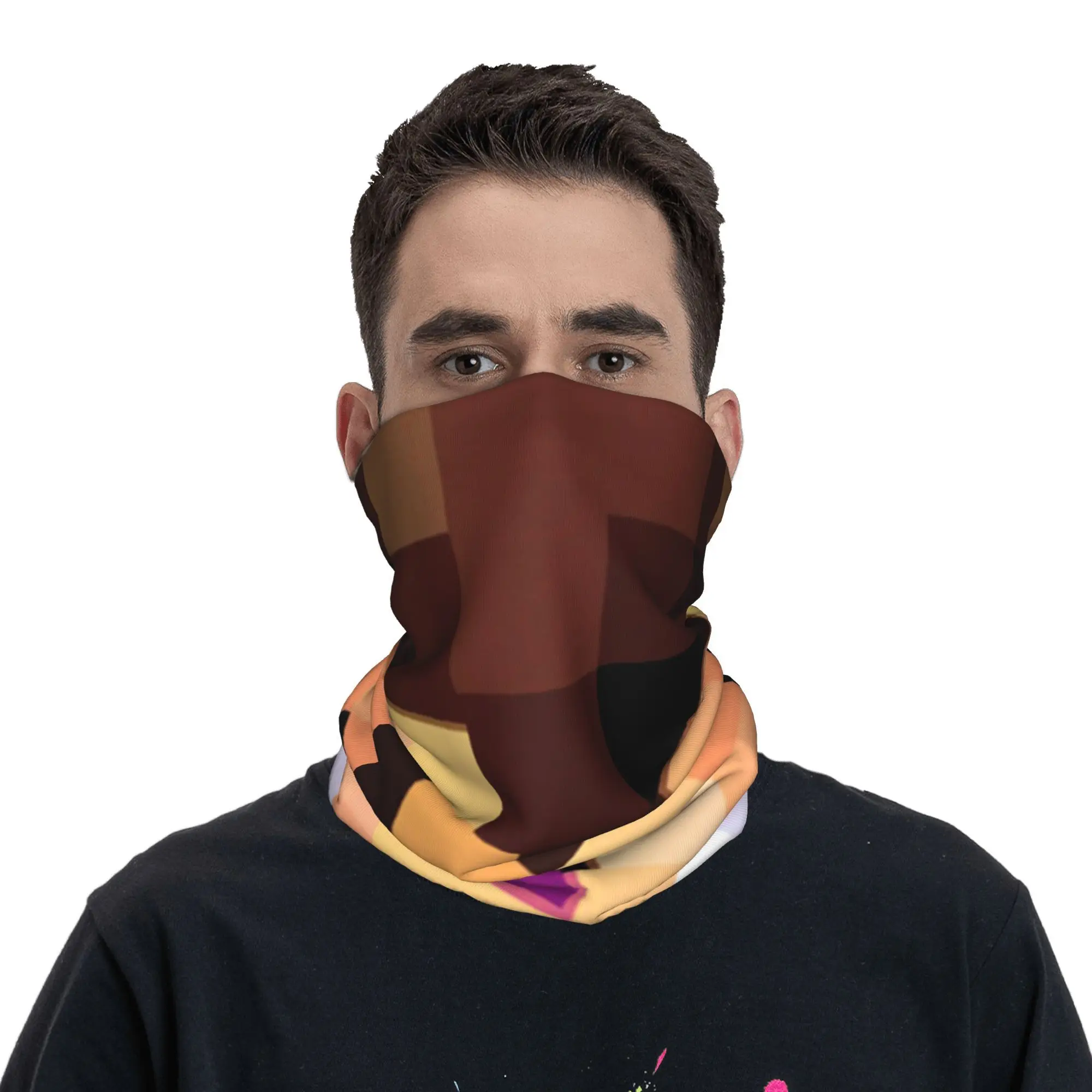 Vegetta Karmaland باندانا الرقبة الجراب المطبوعة وشاح سحري متعدد الاستخدام أغطية الرأس ركوب للرجال النساء الكبار الشتاء