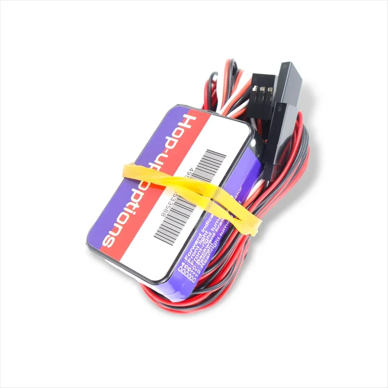 1pcsSimulation Steering Brake Flash Light 12LED Lighting Kit for1/10Scale Models RC Car three-way controllable turn signal light