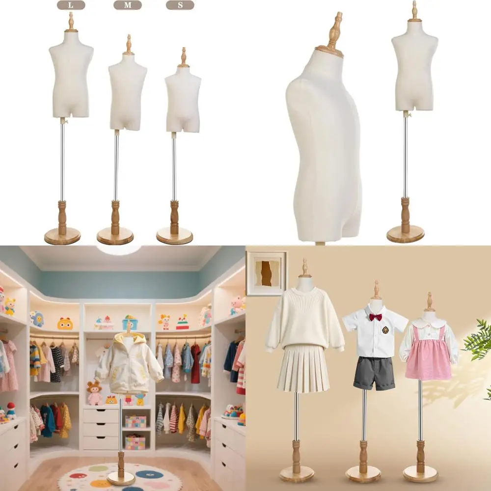 

Child's Dream Mannequin on Wooden Stand for Clothing Display (Ages 6-8)