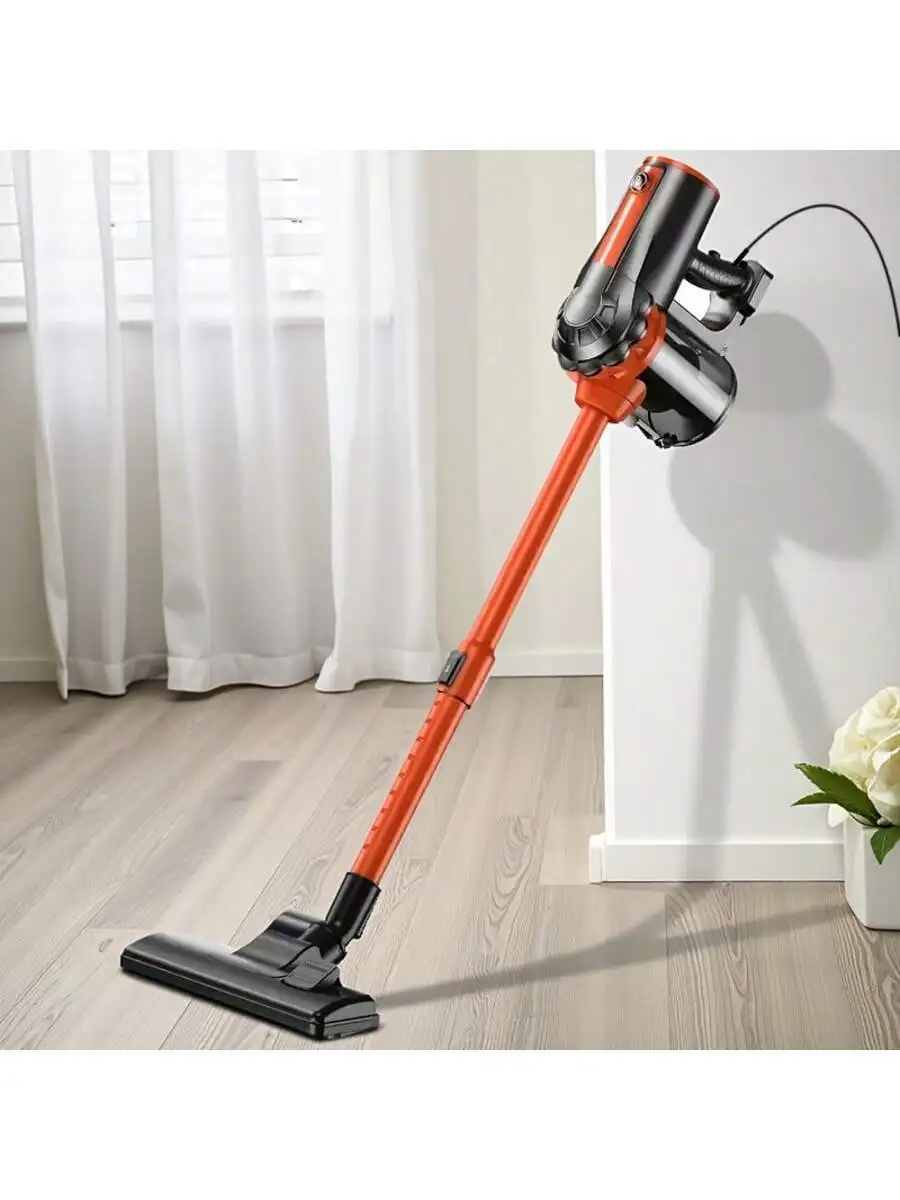 

600W Corded Stick Vacuum Cleaner Portable Handheld Low Noise For Pet Hair Hard Floor Carpet