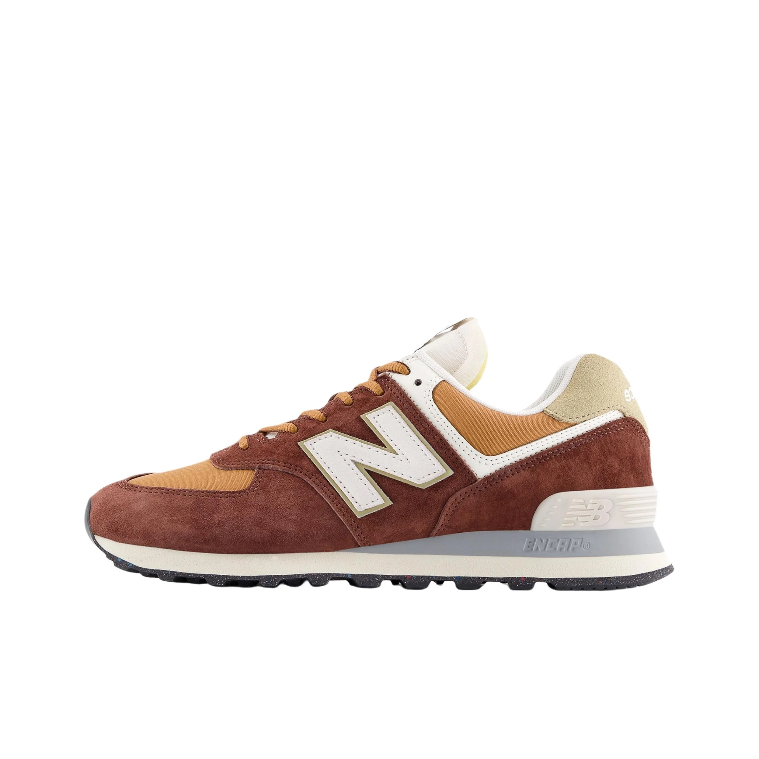 حذاء جري New Balance NB U574 متعدد الاستخدامات ومريح للرجال والنساء، باللون البني. #2