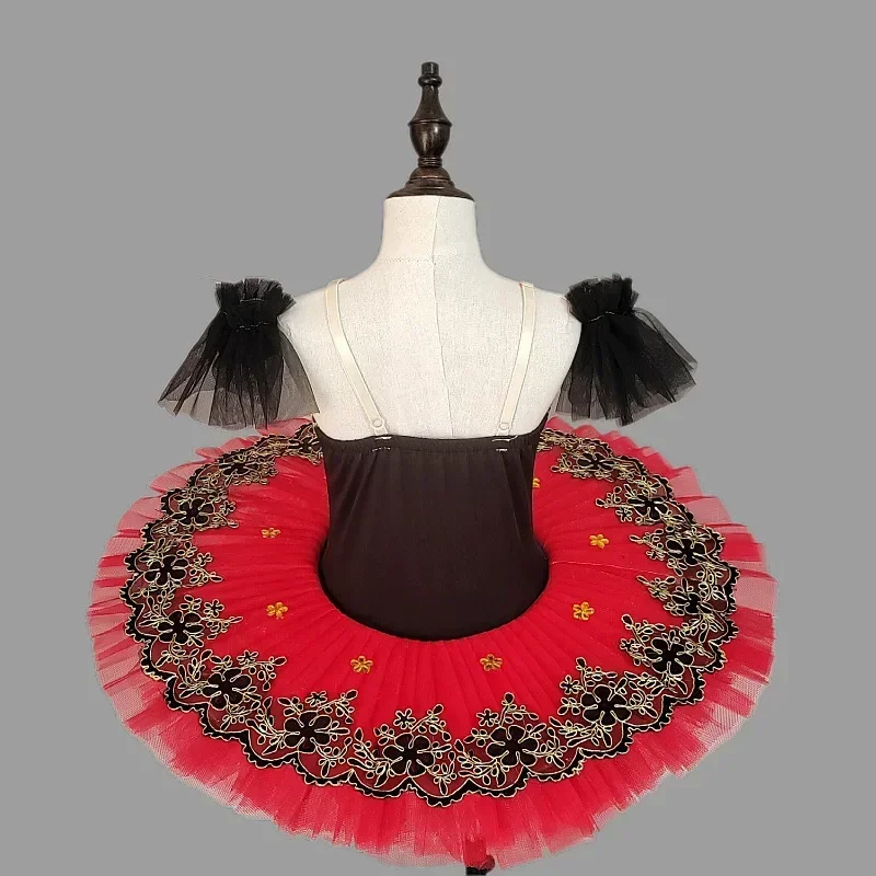 

Профессиональное балетное платье для взрослых, детский костюм для девочек, женское красное, черное балетное платье, балетная пачка для женщин и девочек