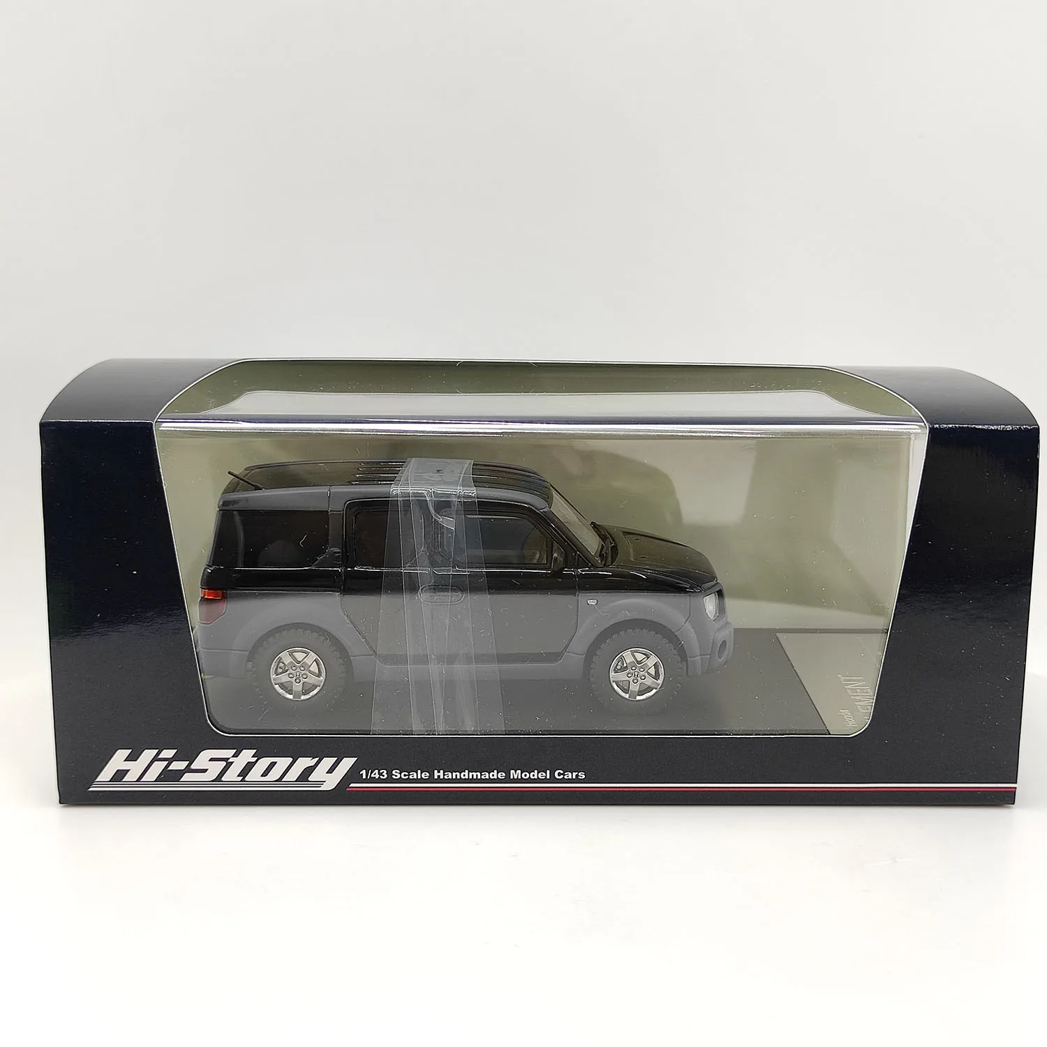 Modèle de voiture en résine Honda à l'échelle 1:43, modèle de voiture noir et gris