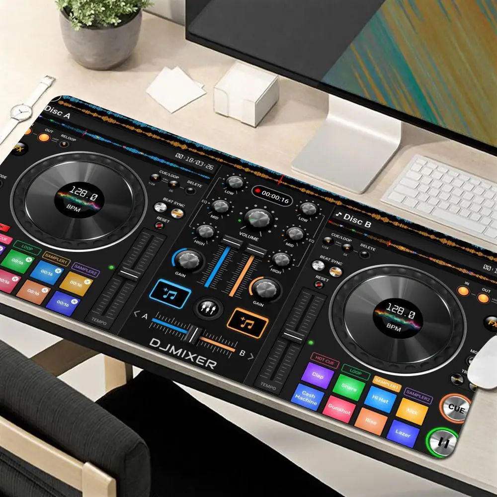 Radio Dj Controller Workbench Mouse Pad Gamer Large Custom Mouse Mat keyboard pad Laptop Soft Gamer Anti-slip Desktop Mouse Pad