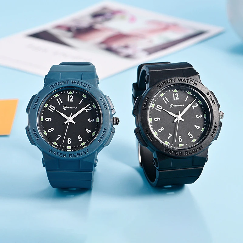 Jam Tangan Quartz CQ512 Model Terbaru untuk Pelajar, Multifungsi dengan Lampu Malam, Tahan Air, dan Desain Sporty untuk Anak-Anak