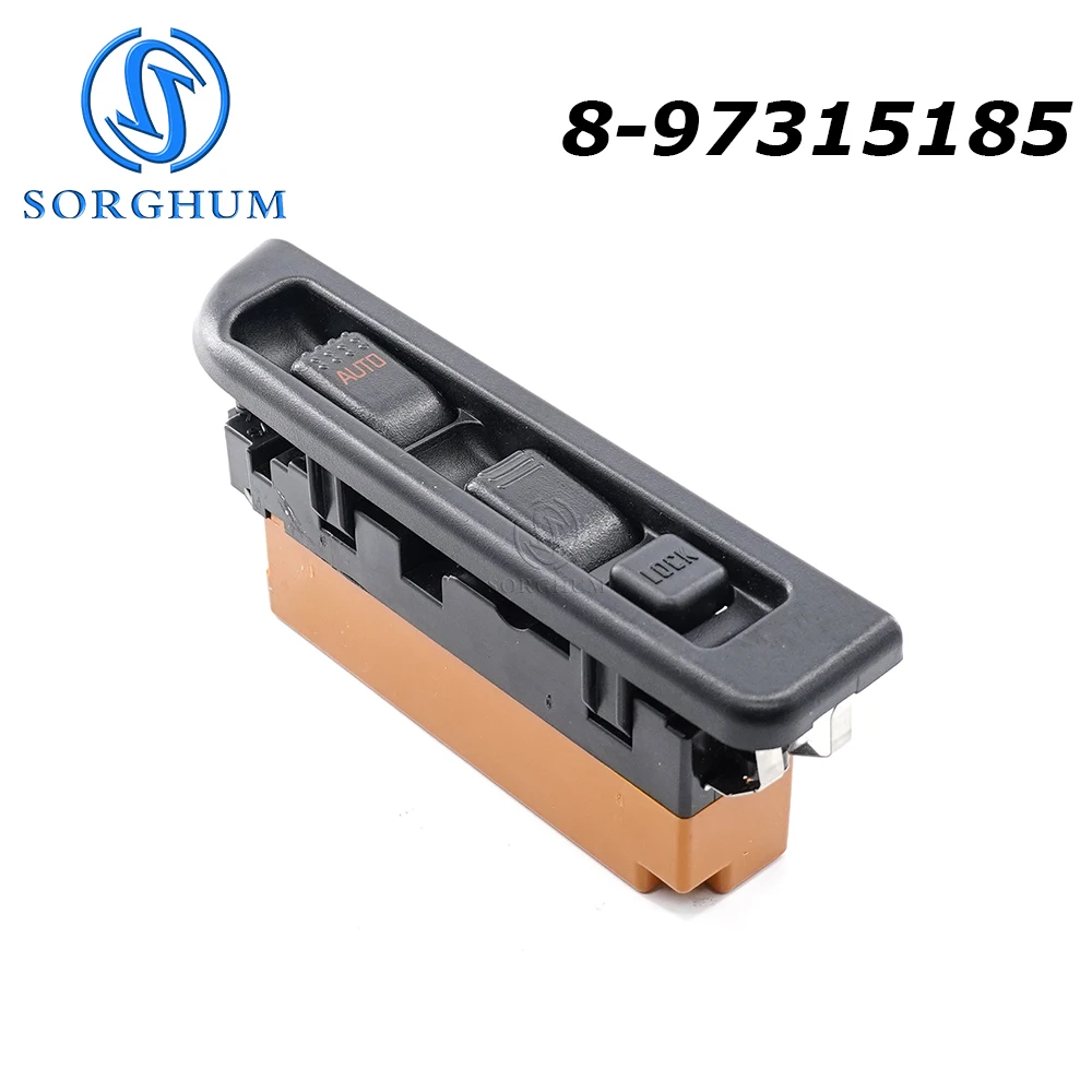 SORGHUM  8-97315185 For ISUZU NHR NKR Right Driver Side Auto Electric Master Power Window Switch Button 8973151840 8-97315184-0